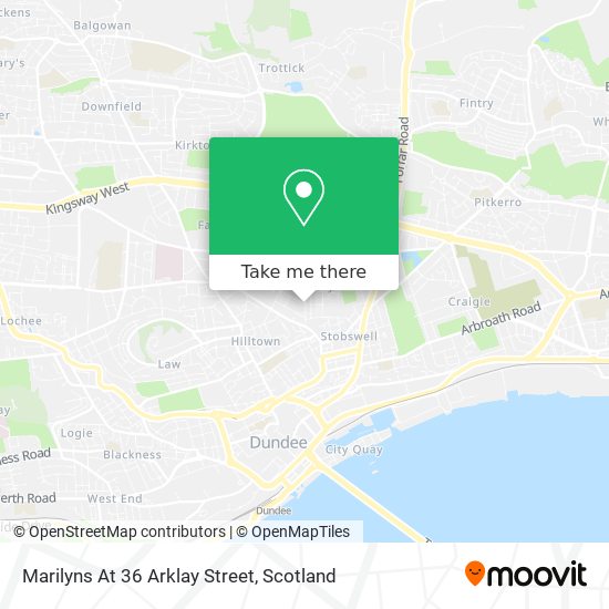 Marilyns At 36 Arklay Street map