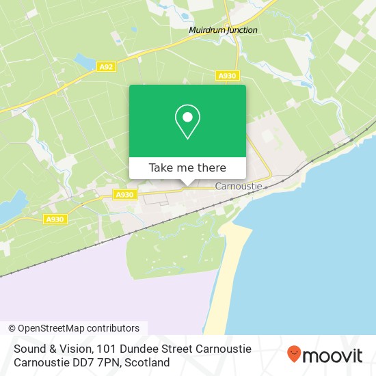 Sound & Vision, 101 Dundee Street Carnoustie Carnoustie DD7 7PN map