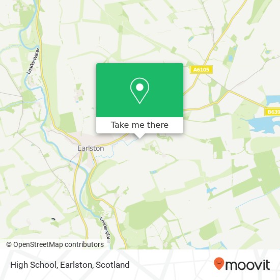 High School, Earlston map