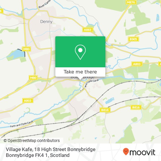 Village Kafe, 18 High Street Bonnybridge Bonnybridge FK4 1 map