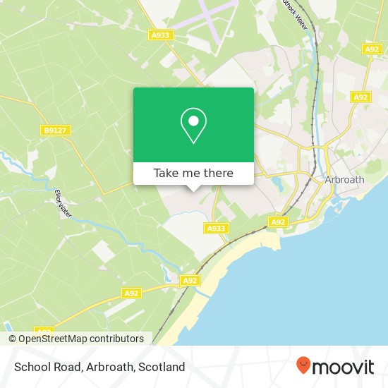 School Road, Arbroath map