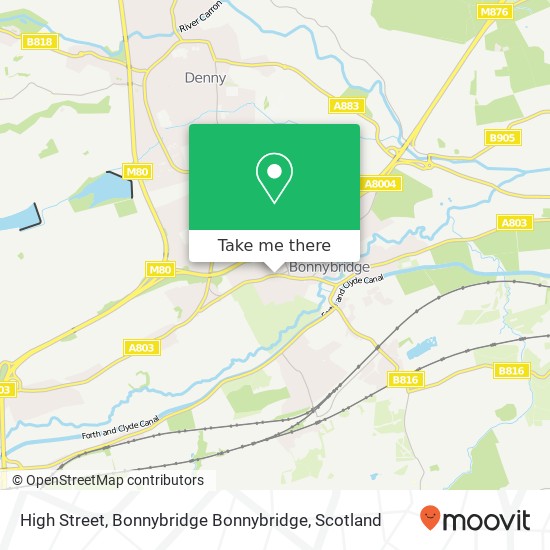 High Street, Bonnybridge Bonnybridge map