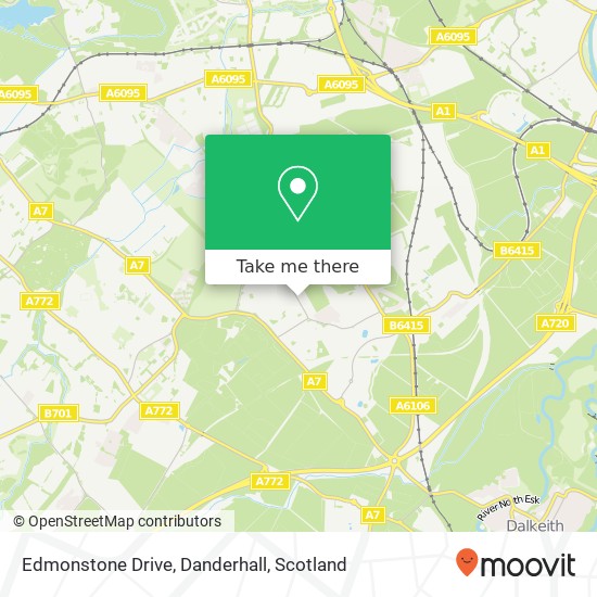 Edmonstone Drive, Danderhall map