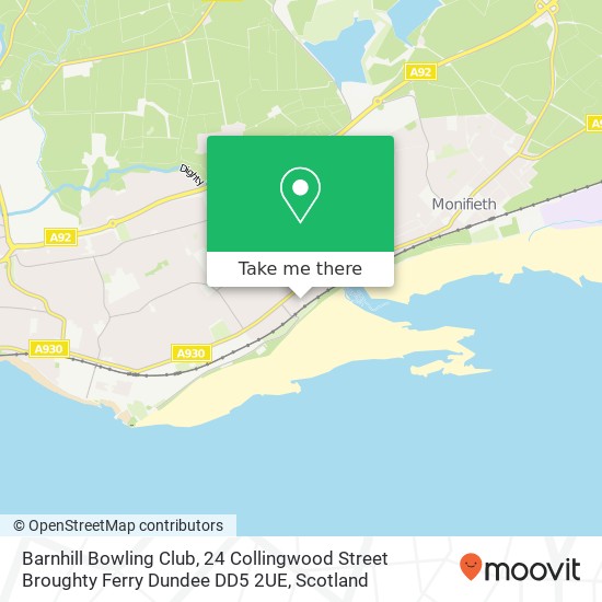 Barnhill Bowling Club, 24 Collingwood Street Broughty Ferry Dundee DD5 2UE map