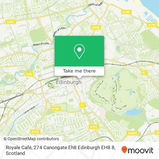 Royale Café, 274 Canongate Eh8 Edinburgh EH8 8 map