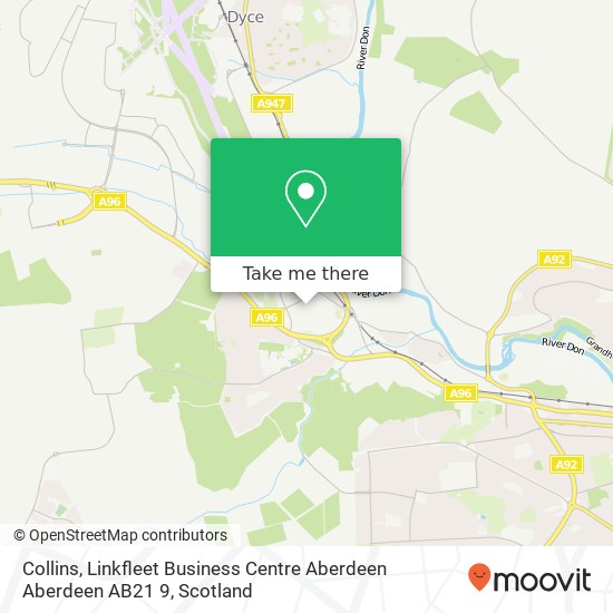 Collins, Linkfleet Business Centre Aberdeen Aberdeen AB21 9 map