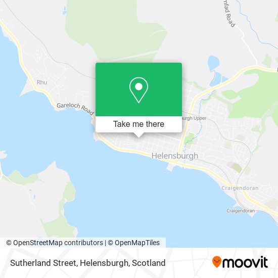 Sutherland Street, Helensburgh map