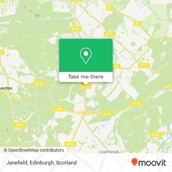 Janefield, Edinburgh map