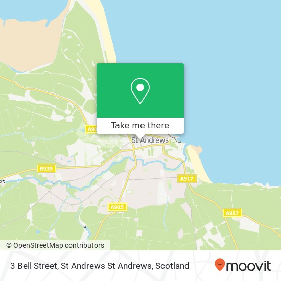 3 Bell Street, St Andrews St Andrews map