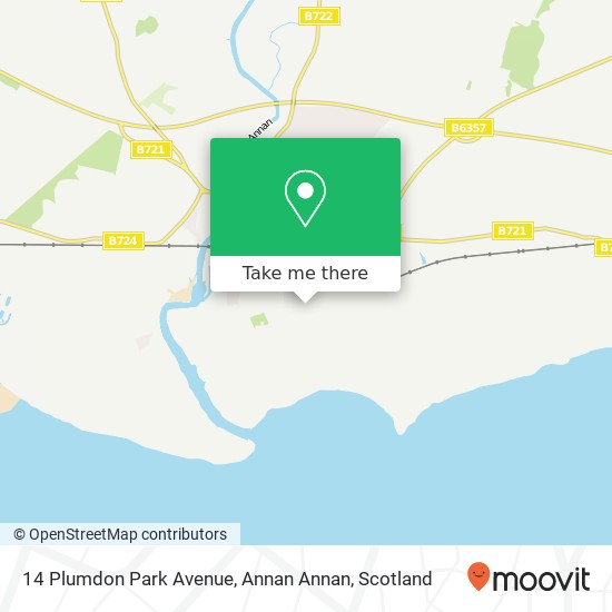 14 Plumdon Park Avenue, Annan Annan map