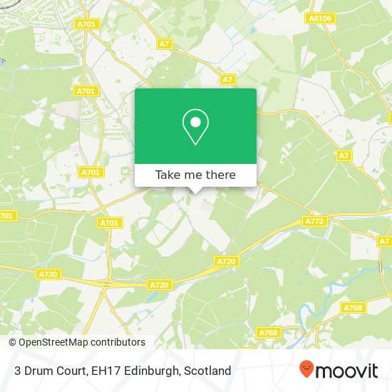 3 Drum Court, EH17 Edinburgh map