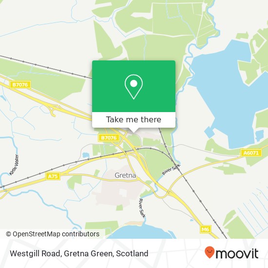 Westgill Road, Gretna Green map