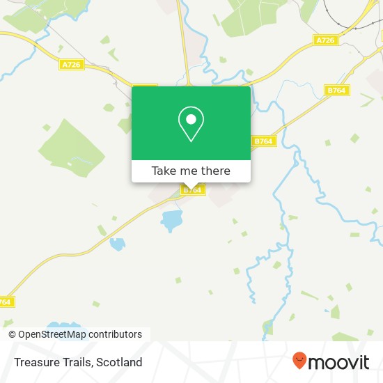 Treasure Trails map