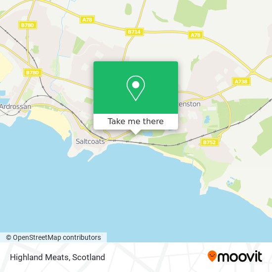 Highland Meats map