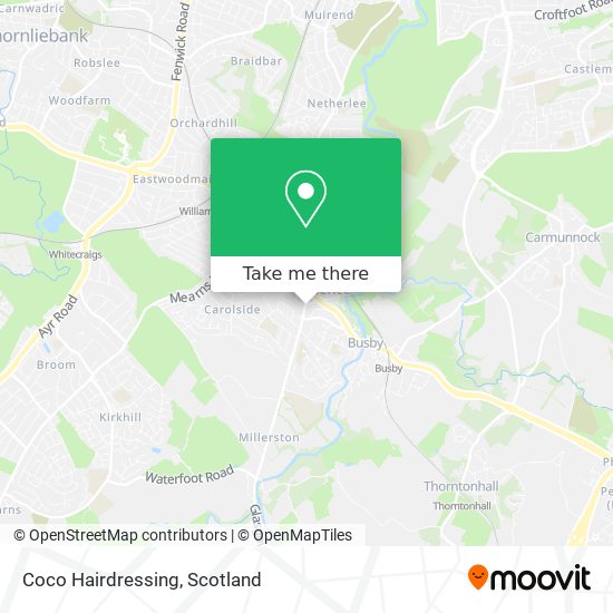 Coco Hairdressing map