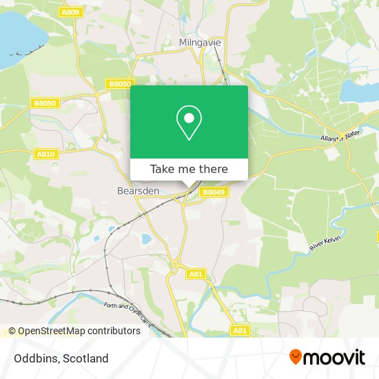 Oddbins map