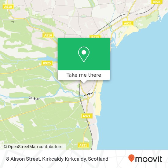 8 Alison Street, Kirkcaldy Kirkcaldy map