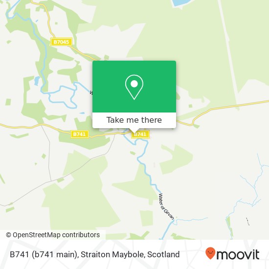 B741 (b741 main), Straiton Maybole map