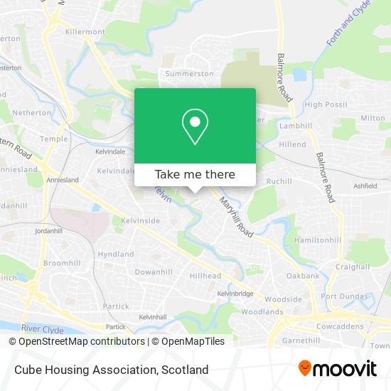 Cube Housing Association map