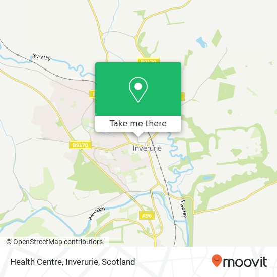 Health Centre, Inverurie map