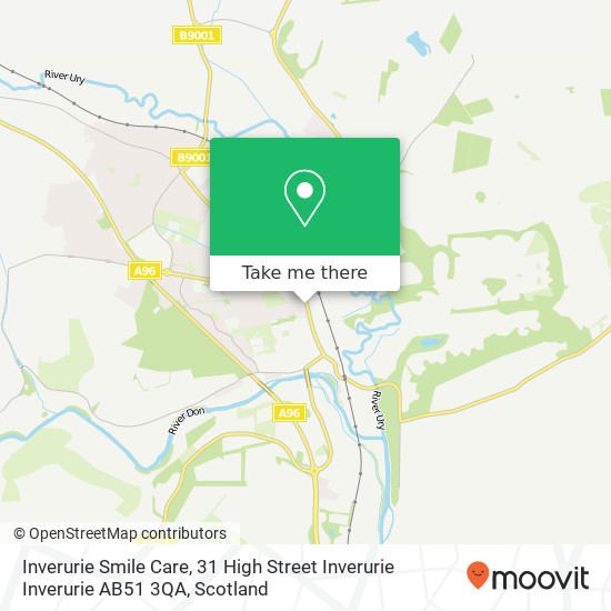 Inverurie Smile Care, 31 High Street Inverurie Inverurie AB51 3QA map