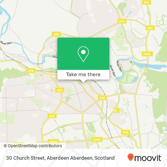 30 Church Street, Aberdeen Aberdeen map