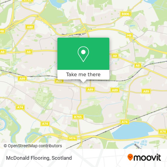 McDonald Flooring map