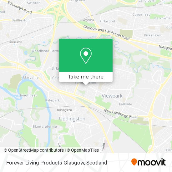 Forever Living Products Glasgow map