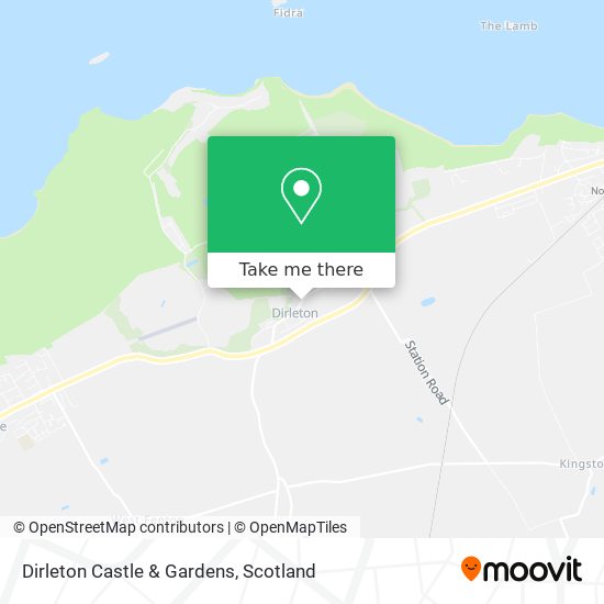 Dirleton Castle & Gardens map