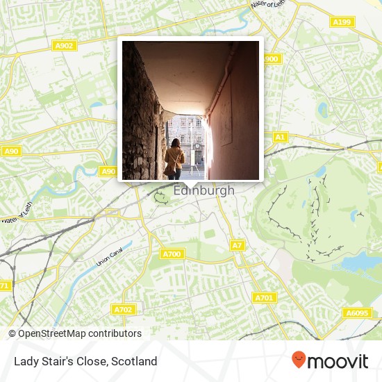 Lady Stair's Close map