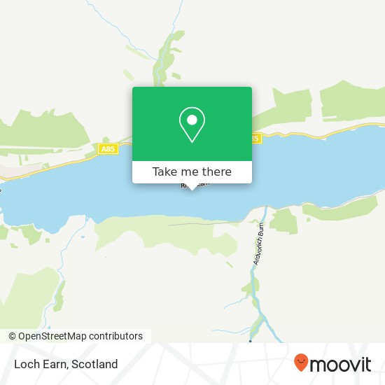 Loch Earn map