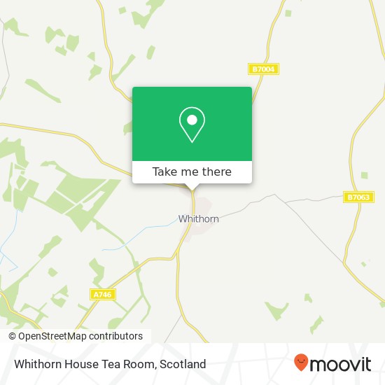 Whithorn House Tea Room, A746 Whithorn Newton Stewart DG8 8 map