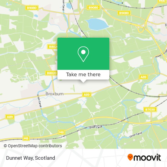 Dunnet Way map
