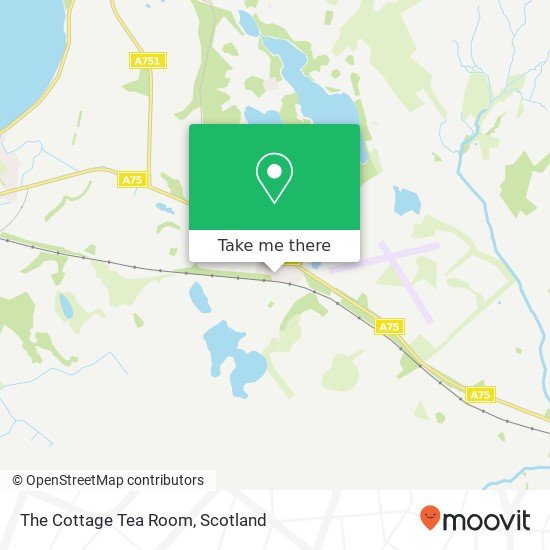 The Cottage Tea Room, Aird Crescent Castle Kennedy Stranraer DG9 8 map