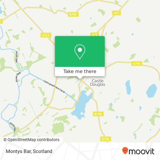 Montys Bar map