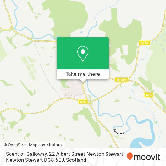 Scent of Galloway, 22 Albert Street Newton Stewart Newton Stewart DG8 6EJ map