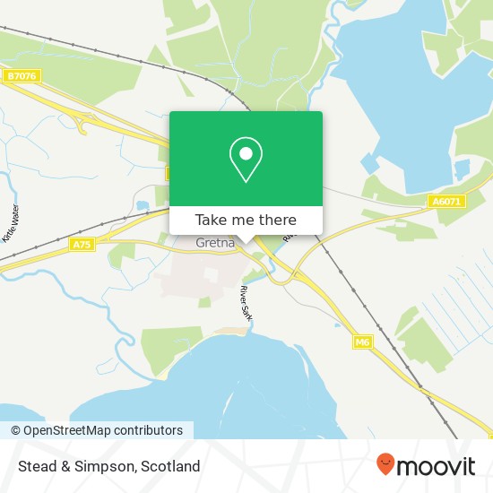 Stead & Simpson, Gretna Gretna DG16 5 map
