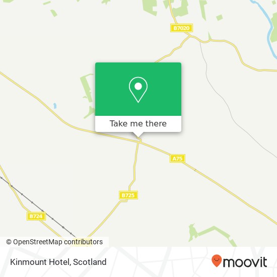 Kinmount Hotel, B725 Carrutherstown Dumfries DG1 4 map