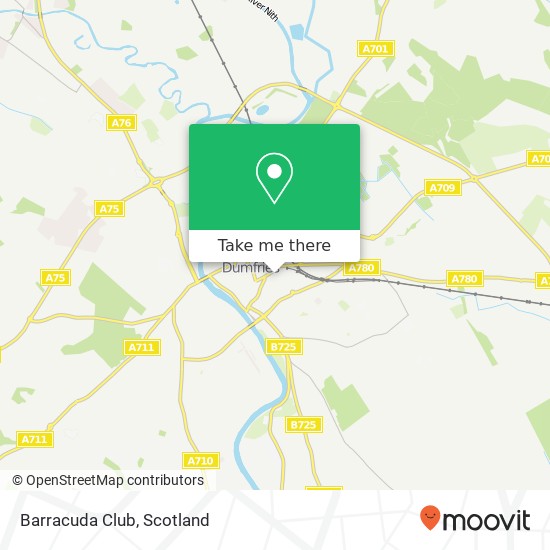 Barracuda Club, Hoods Loaning Dumfries Dumfries map