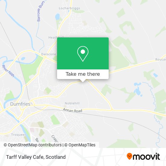 Tarff Valley Cafe map