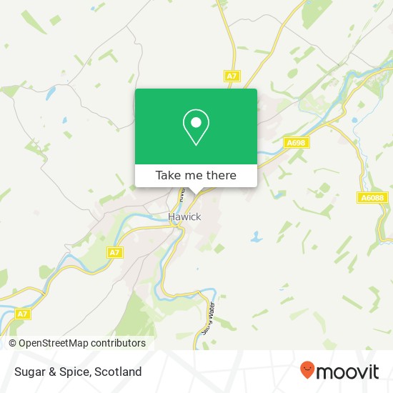 Sugar & Spice, 7 Bourtree Place Hawick Hawick TD9 9HL map