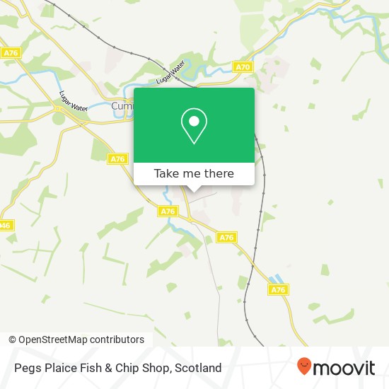 Pegs Plaice Fish & Chip Shop, 10 Ryderston Drive Netherthird Cumnock KA18 3 map