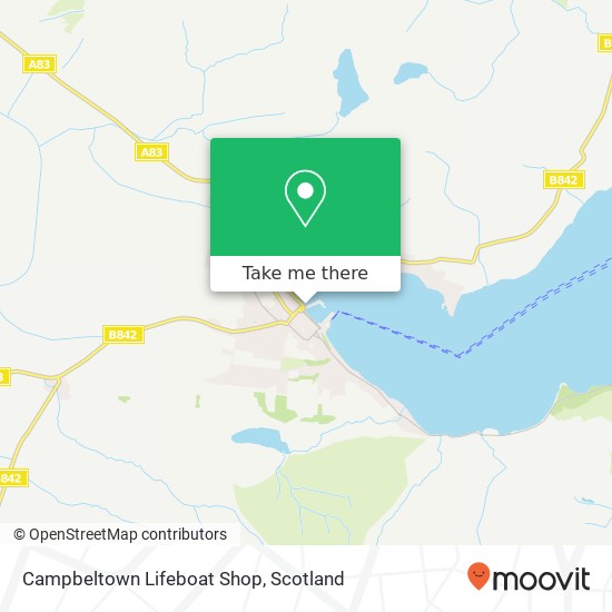Campbeltown Lifeboat Shop, Campbeltown Campbeltown PA28 6 map