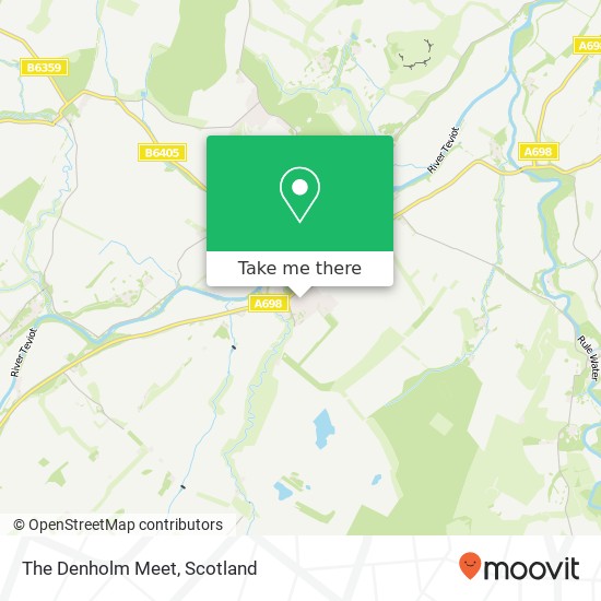 The Denholm Meet, Douglas Drive Denholm Hawick TD9 8NS map