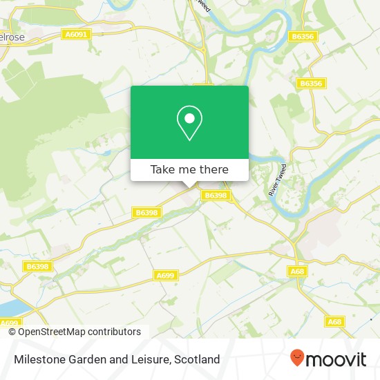 Milestone Garden and Leisure, Bowden Road Newtown St Boswells Melrose TD6 0PS map