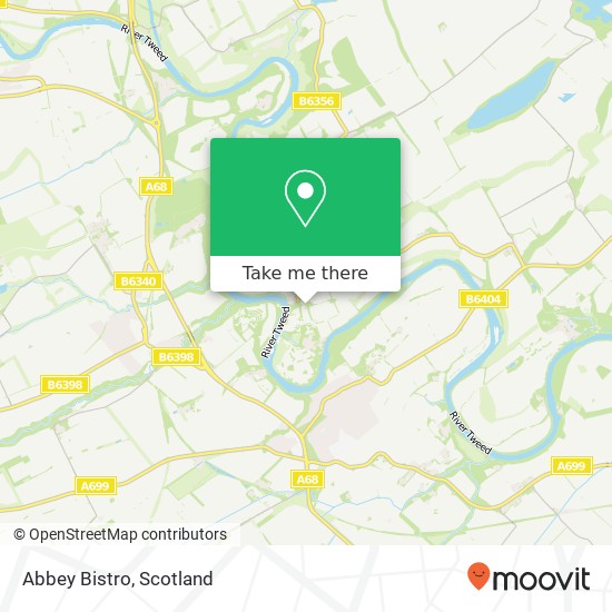 Abbey Bistro, Dryburgh Abbey Dryburgh Melrose TD6 0 map