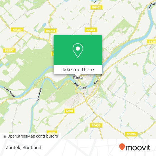 Zantek, Bridge Street Kelso Kelso TD5 7 map