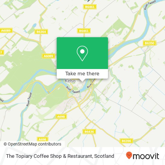 The Topiary Coffee Shop & Restaurant, Abbotsford Grove Kelso Kelso TD5 7BN map