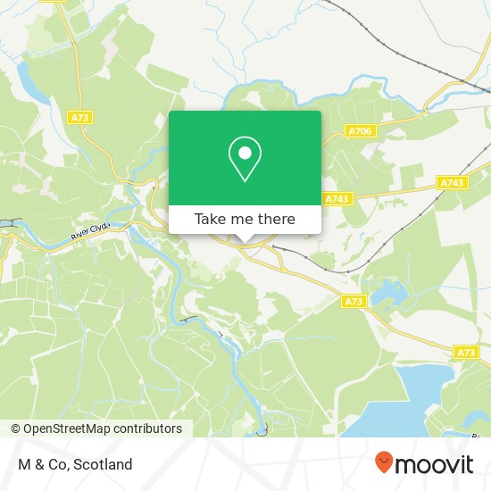 M & Co, 65 High Street Lanark Lanark ML11 7LN map