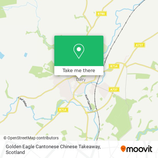 Golden Eagle Cantonese Chinese Takeaway map